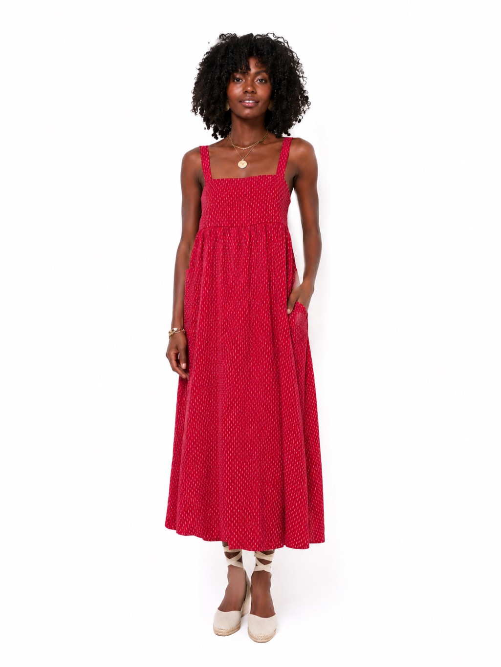 Nwt  Pomander Place X Tuckernuck  Rare Geneva Square Neck Midi Dress  Size Xl